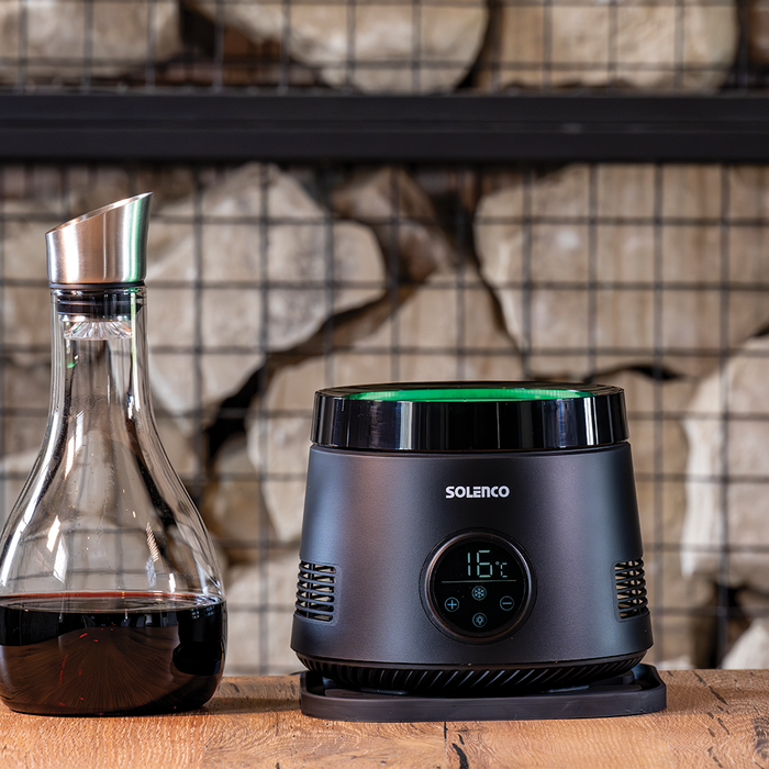 Decant and Chill: The Solenco Life Wine Cooler That Does Both