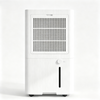 Solenco 20L Dehumidifier in white, rear view showing the air inlet grille