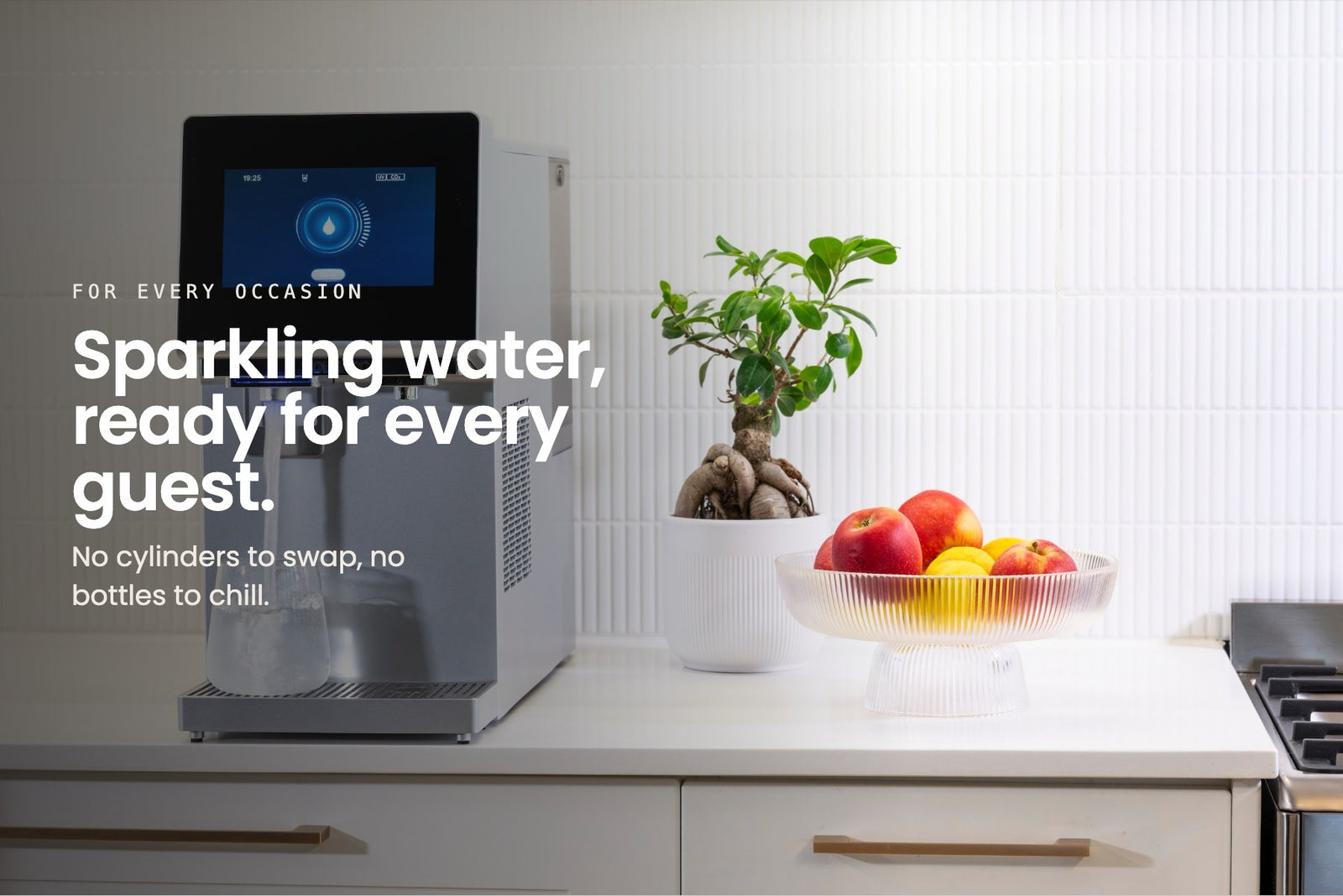 PureSpark — sparkling water ready for every guest