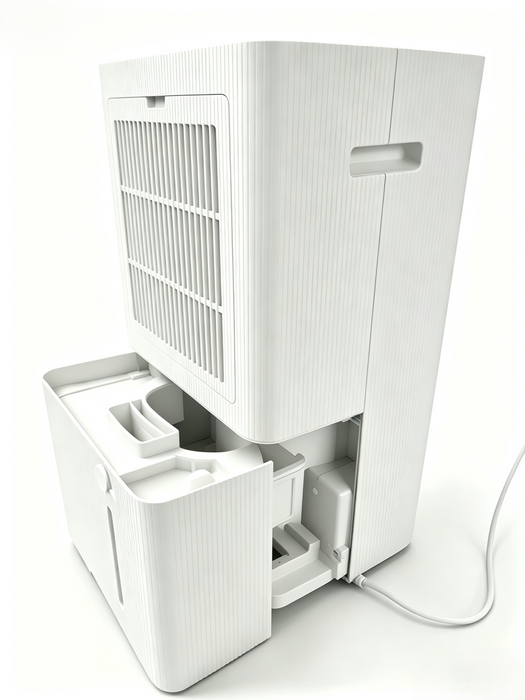 Solenco 20L Dehumidifier with the water tank removed