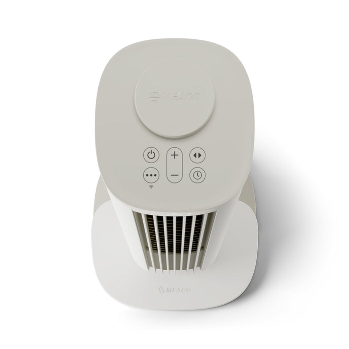 MeacoFan Sefte Smart 36" Tower Fan top-down view of the digital control panel