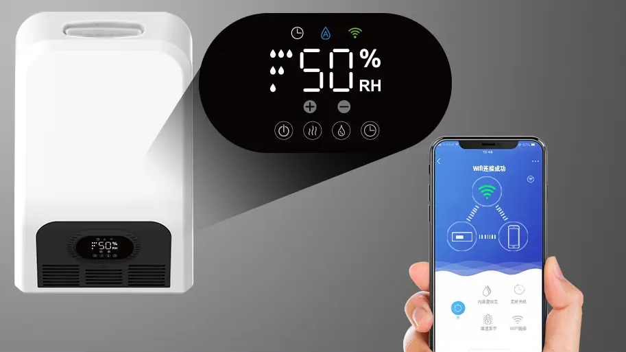 Keri KR300-6G Wi-Fi Wall-Mounted Ultrasonic Humidifier – For Large Spaces