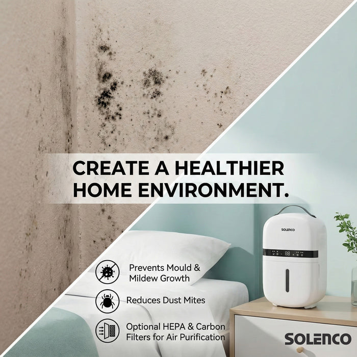 Solenco 5L Low Energy Dehumidifier