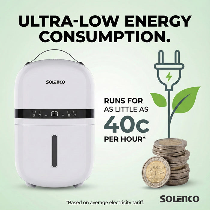 Solenco 5L Low Energy Dehumidifier