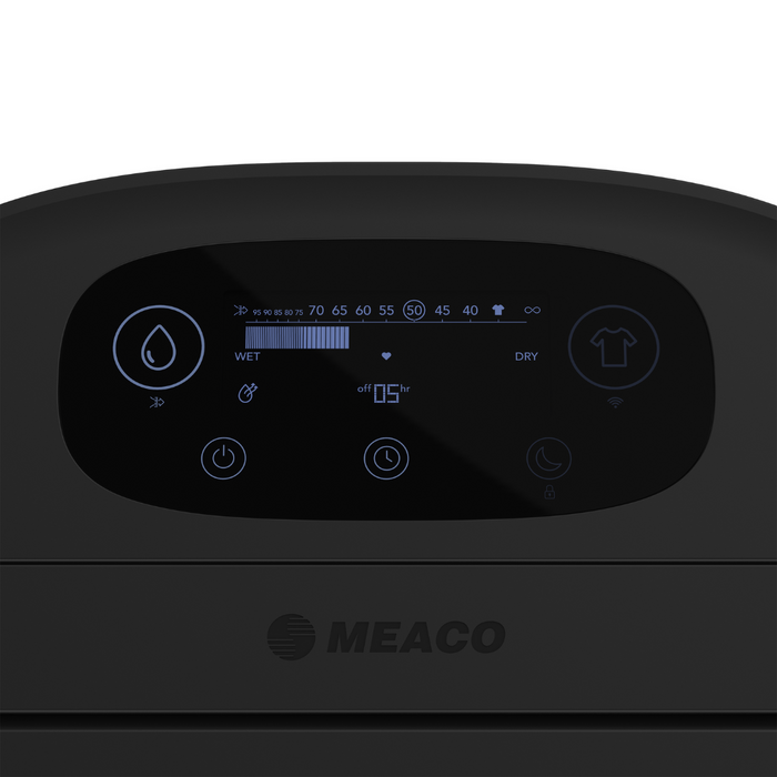MeacoDry Arete® Two 12L Dual Dehumidifier and HEPA Air Purifier – Wi-Fi Enabled, Quiet, and Compact
