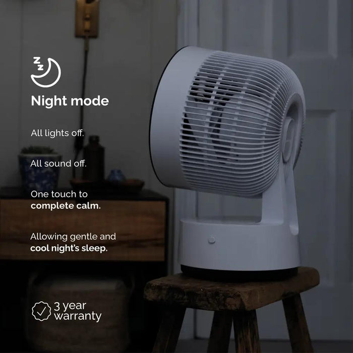 MeacoFan Sefte® 8″ Portable Battery Air Circulator – Whisper-Quiet, Eco-Friendly Cooling (Rechargeable & Replaceable Battery)