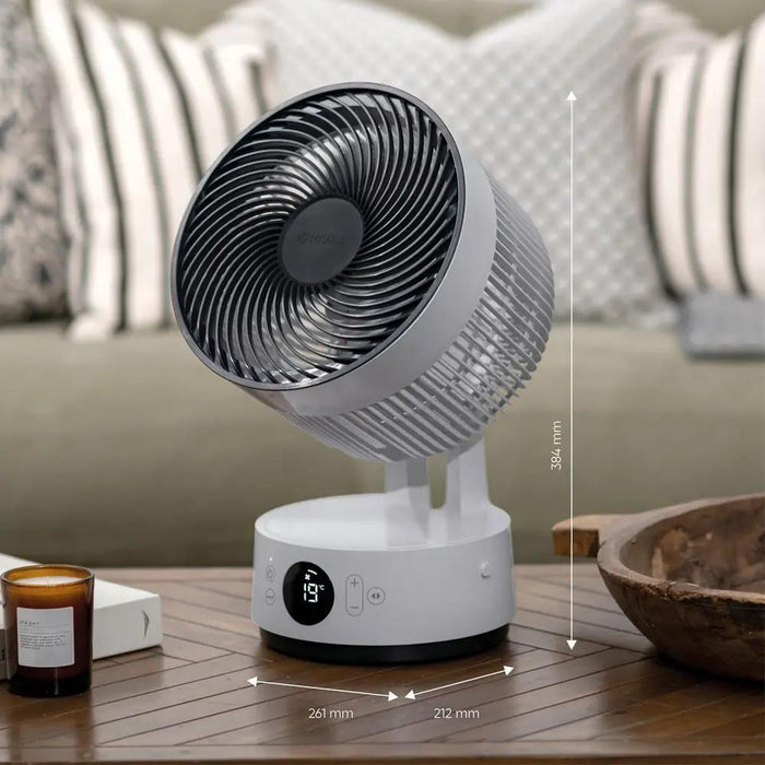 MeacoFan Sefte® 8″ Portable Battery Air Circulator – Whisper-Quiet, Eco-Friendly Cooling (Rechargeable & Replaceable Battery)