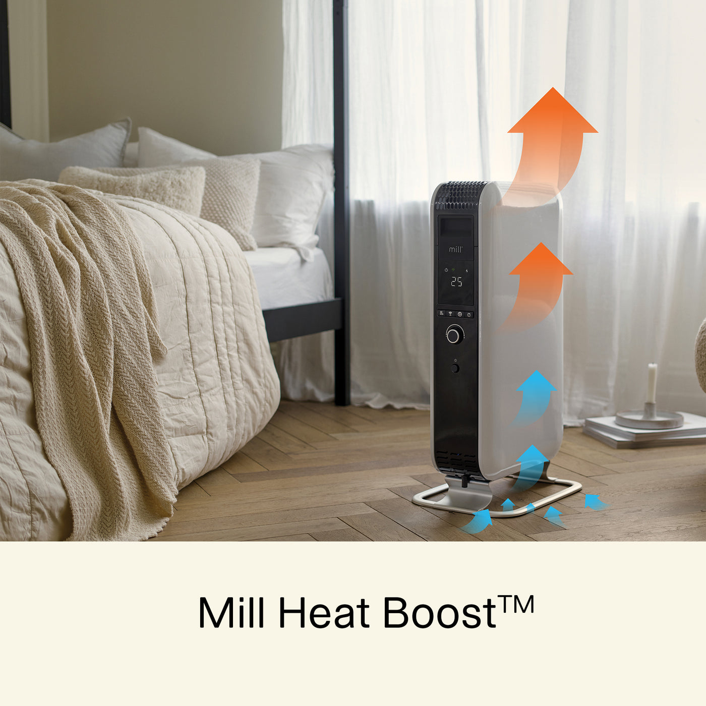 Mill Gentle Air WiFi Oil Radiator 2000W – 29% Faster, Smart Control ...