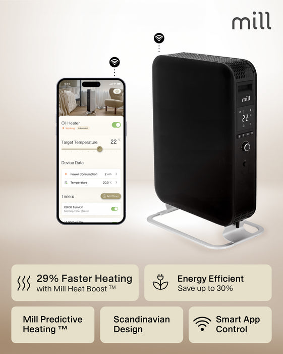 Mill Gentle Air WiFi Oil-Filled Radiator 2000W
