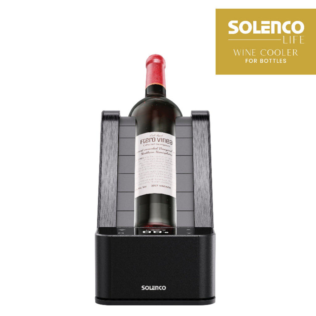 Solenco Life Wijnkoeler met geïntegreerde karaf – precisietemperatuur, thermo-elektrische koeling, strak led-design, 60 W energiezuinig Solenco Life Wijnkoeler met geïntegreerde karaf – precisietemperatuur, thermo-elektrische koeling, strak led-design, 60 W energiezuinig