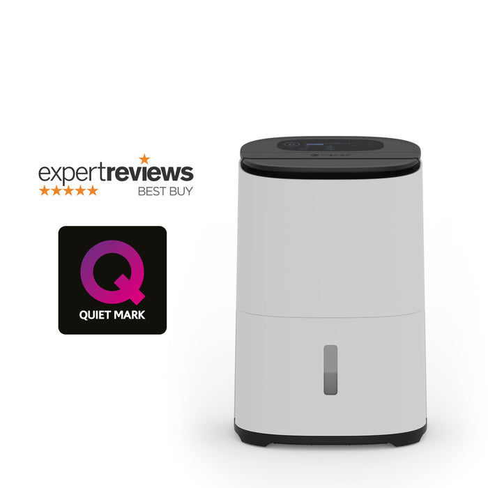 MeacoDry Arete® Two 12L Dual Dehumidifier and HEPA Air Purifier – Wi-Fi Enabled, Quiet, and Compact